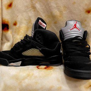 Jordan 5 Metallic, grade school, size 7, boys